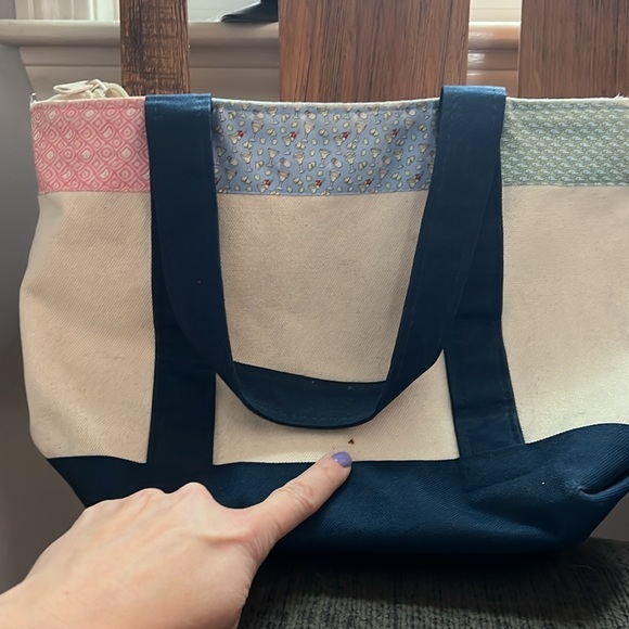 Vineyard vines canvas small tote bag - Picture 2 of 6